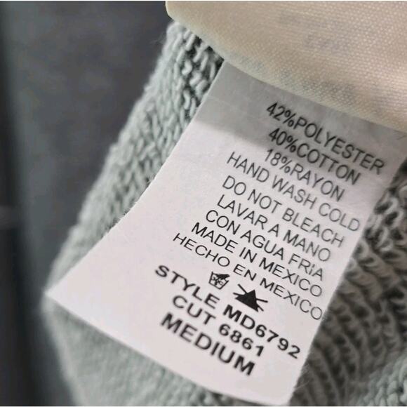 Three Bird Nest Dress Womens Medium Gray Poncho Sweatshirt Cape Wrap Cover Up - Picture 9 of 11